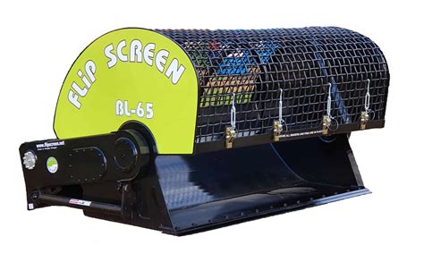 skid steer soil screener for sale|flip screen for skid steer.